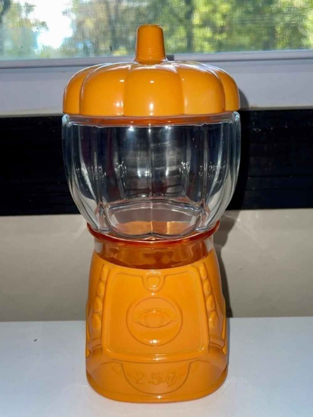 Target Orange Glass Gumball Dispenser
